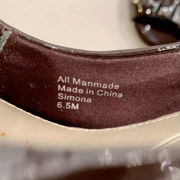 Giani Bernini Pumps Adult 6.5 M Brown Simona Buckle Peep Toe High Heel Women - Picture 9 of 9